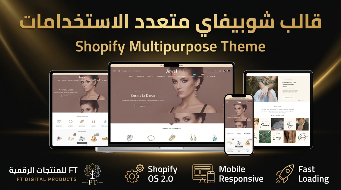 قالب شوبيفاي متعدد الاستخدامات للمتاجر الإلكترونية (Shopify Multipurpose Theme OS 2.0)